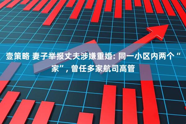 壹策略 妻子举报丈夫涉嫌重婚: 同一小区内两个“家”, 曾任多家航司高管