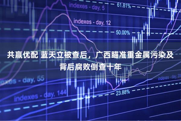 共赢优配 蓝天立被查后，广西瞄准重金属污染及背后腐败倒查十年