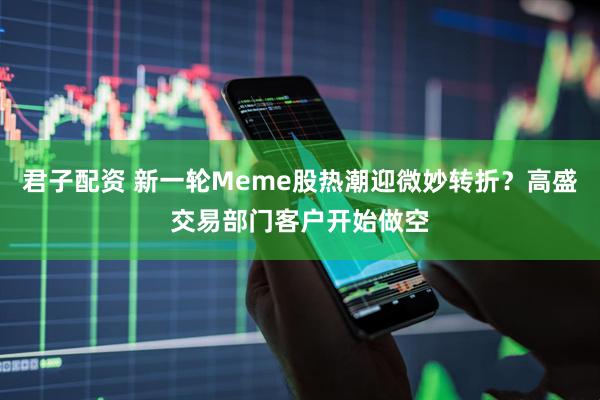 君子配资 新一轮Meme股热潮迎微妙转折？高盛交易部门客户开始做空