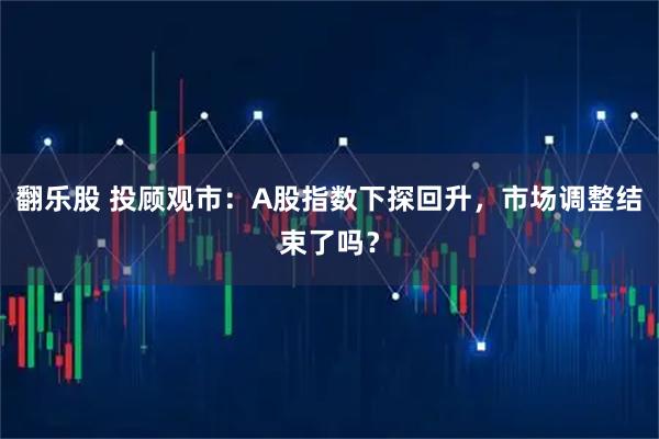 翻乐股 投顾观市:A股指数下探回升,市场调整结束了吗?